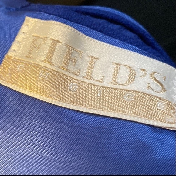 Vintage 90s Field’s Classic Blazer Royal Blue Wool single breasted size 10 - Picture 4 of 12